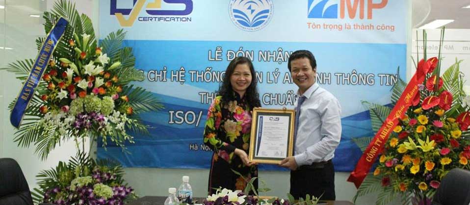 Mr. Nguyen Viet Trung received ISO/IEC 27001:2005 certificate