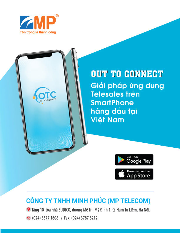 Ứng dụng App OTC gọi ra Telesales Out To Connect trên Smartphone